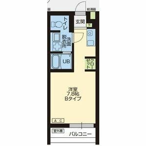 ＷＯＯＤ４東川口の間取り