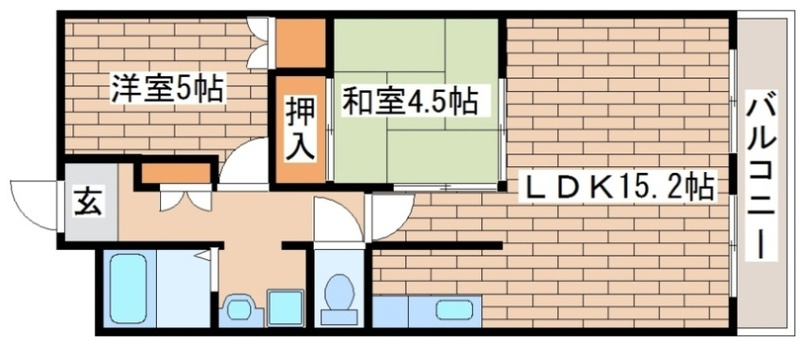 リノスタイル江井ヶ島の間取り