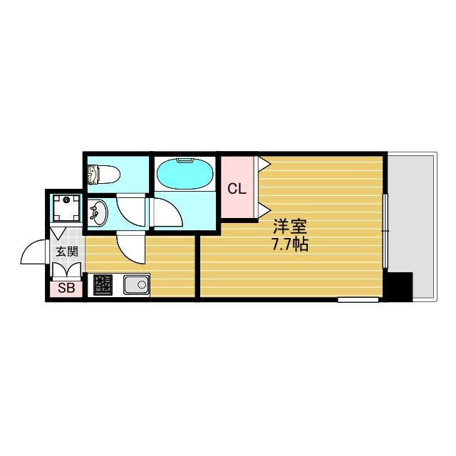 東明マンション新東の間取り