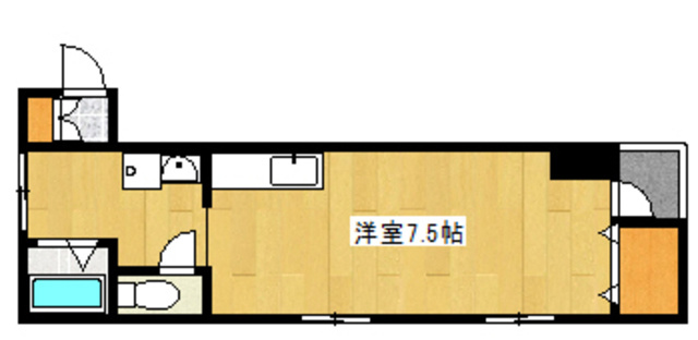 横山マンションの間取り|間取りです☆
