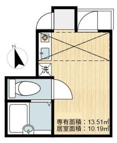 イル北千住の間取り