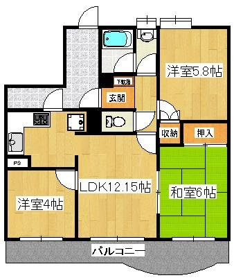 ＩＮＳＵＲＡＮＣＥ　ＢＬＤＧ．Ⅸの間取り