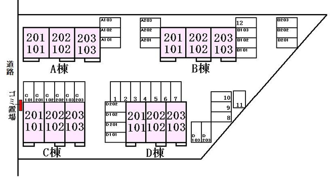 【駐車場】 | プロムナード　Ｂ