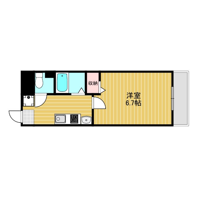 フローライト新大阪の間取り