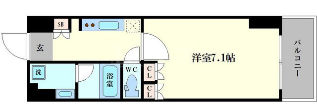 アーバネックス四ツ橋の間取り