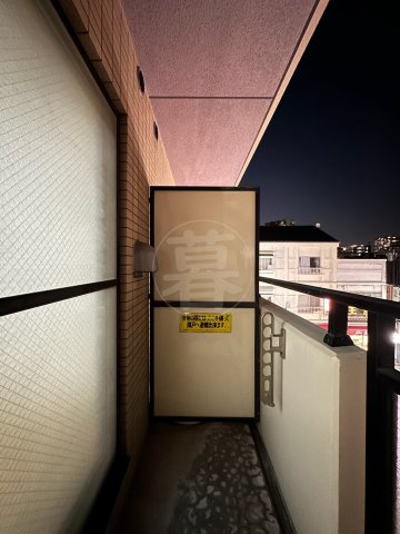 北品川アパートメントのバルコニー