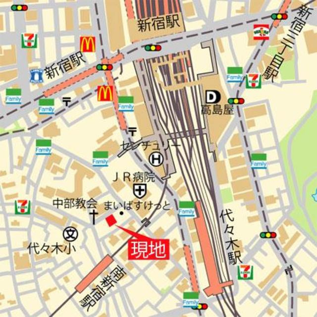 Ｂｕｅｎａ　Ｖｉｓｔａ代々木の地図