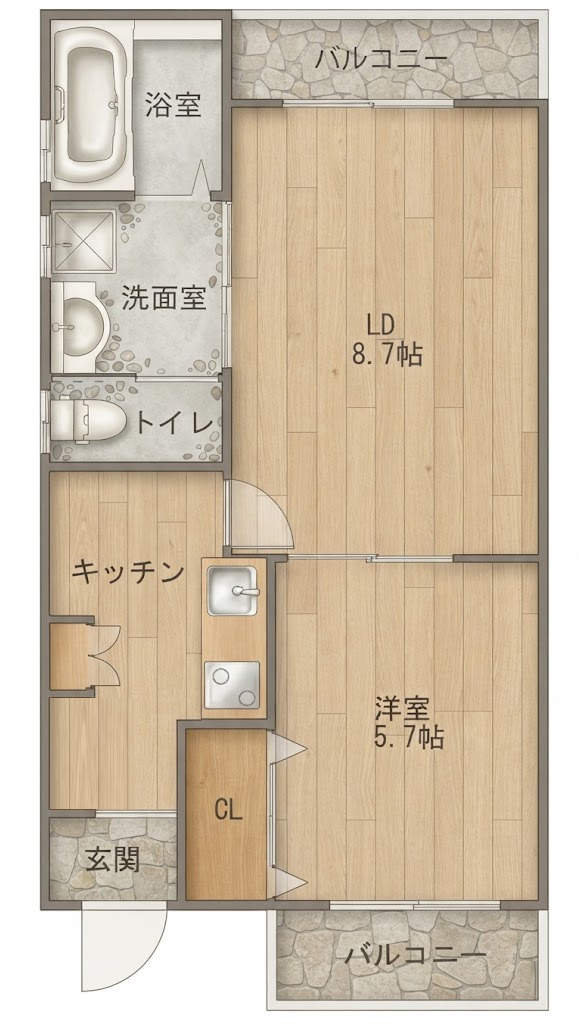 エスペランスの間取り