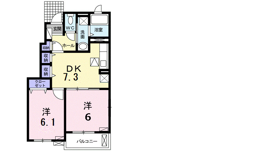 フォルシュの間取り