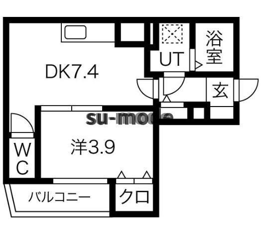 【間取り】 | クレアール岸部