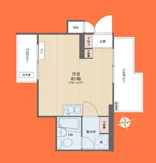 【間取り】 | ロイヤルパレス新宿御苑