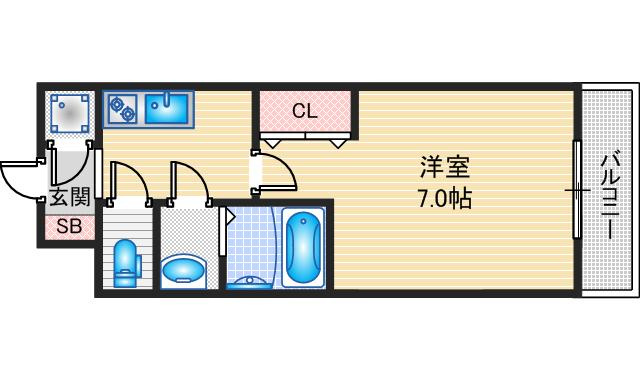 【間取り】 | ファーストフィオーレ吹田パティオ