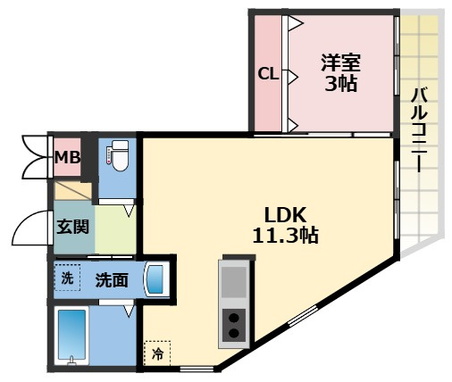 St.Residence南津の辺の間取り