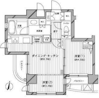 【間取り】 | デュオ・スカーラ田端 | ☆間取り☆