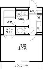 フォレストメゾン子安Aの間取り|間取りです。