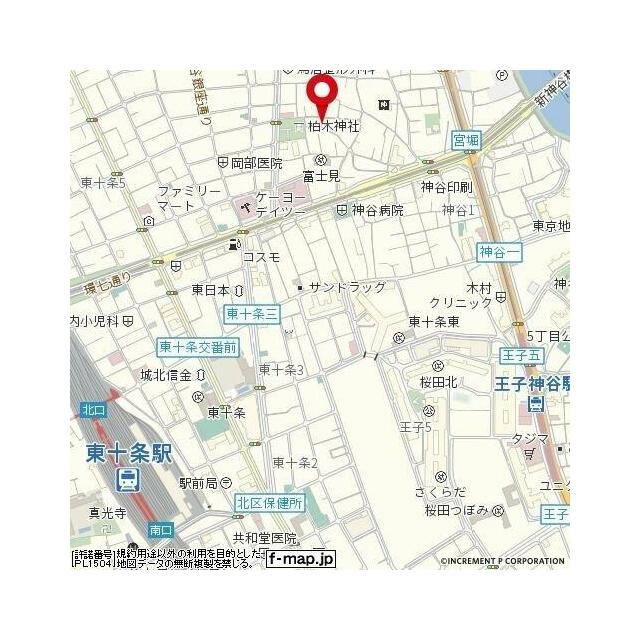 トライベッカの地図