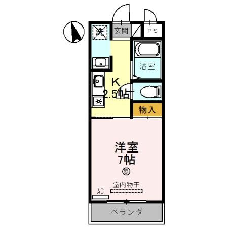 サニーウェル新石切の間取り