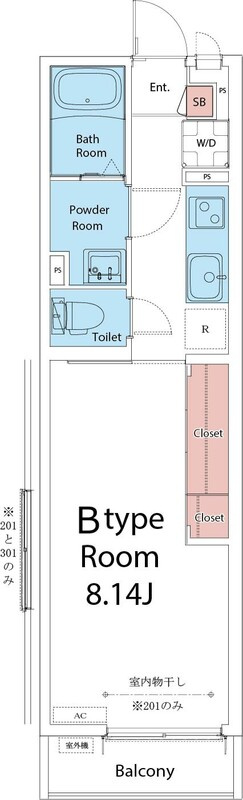 リブリ・三軒茶屋の間取り