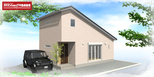 【外観】 | 沼津市今沢 新築建売分譲住宅 土地＋建物 TW06250 | 沼津市今沢　3号棟外観パース