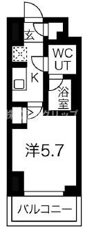 クラリッサ横浜シエルの間取り