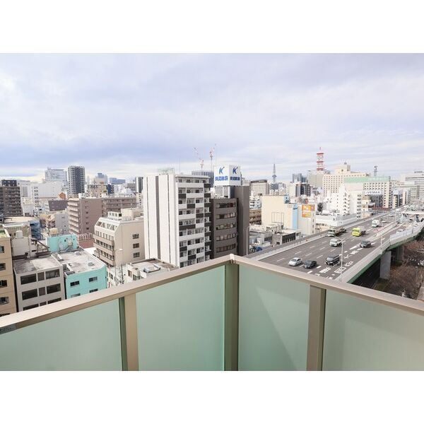 プロシード新栄　名古屋市賃貸　仲介手数料無料のバルコニー