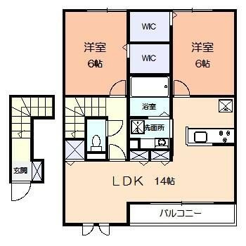 【間取り】 | ラルーチェ