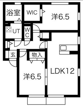 ガーデンパークC棟の間取り