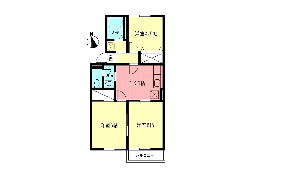 ダイモンハイツの間取り