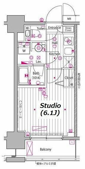 ガーラ・プレシャス川崎の間取り|間取りです。