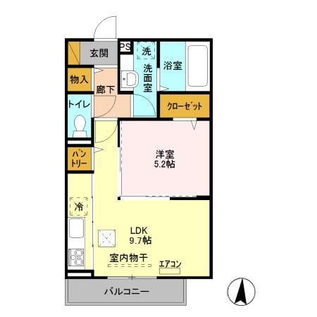 アルヴェアーレⅠの間取り
