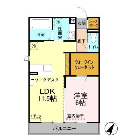 ステラ クレールの間取り