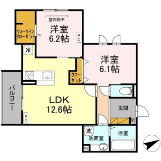 【間取り】 | D's LIEN (ディ-ズリアン) C