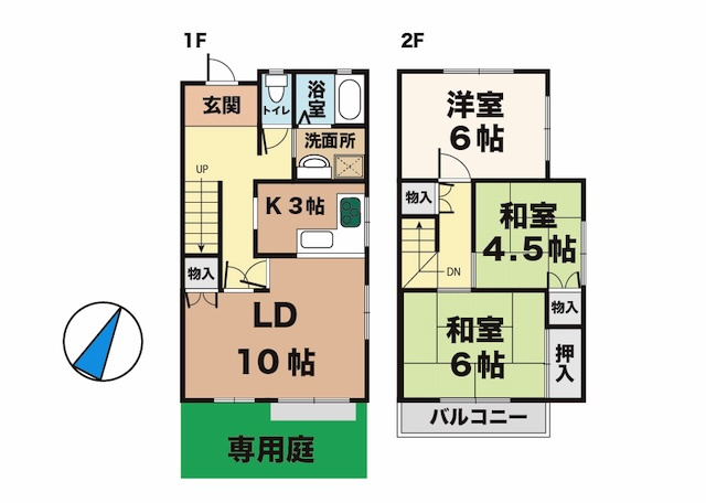 タウンハウス伊川谷の間取り