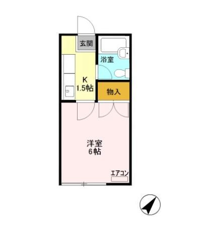 ハイツKMの間取り