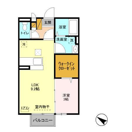 ミヤビーノ モナの間取り