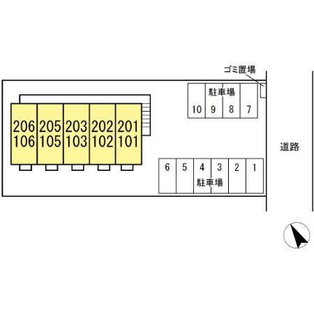 アドラブールの区画図