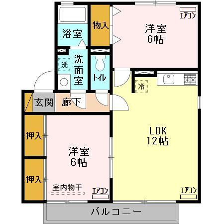 ハイカムール並木の間取り