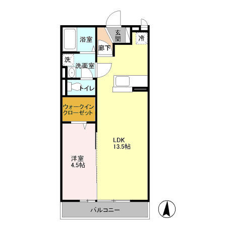 Mヒルズ Bの間取り
