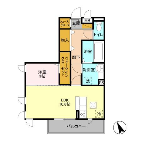 カーサ フェリーチェの間取り