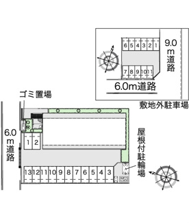 【区画図】 | レオパレスイーストビレッジ2