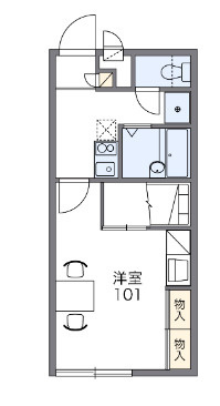レオパレスエクセレントの間取り|画像2