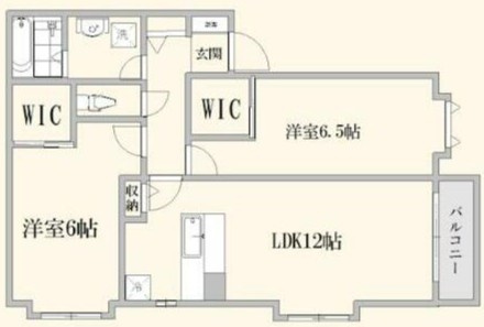 クレール本天沼の間取り