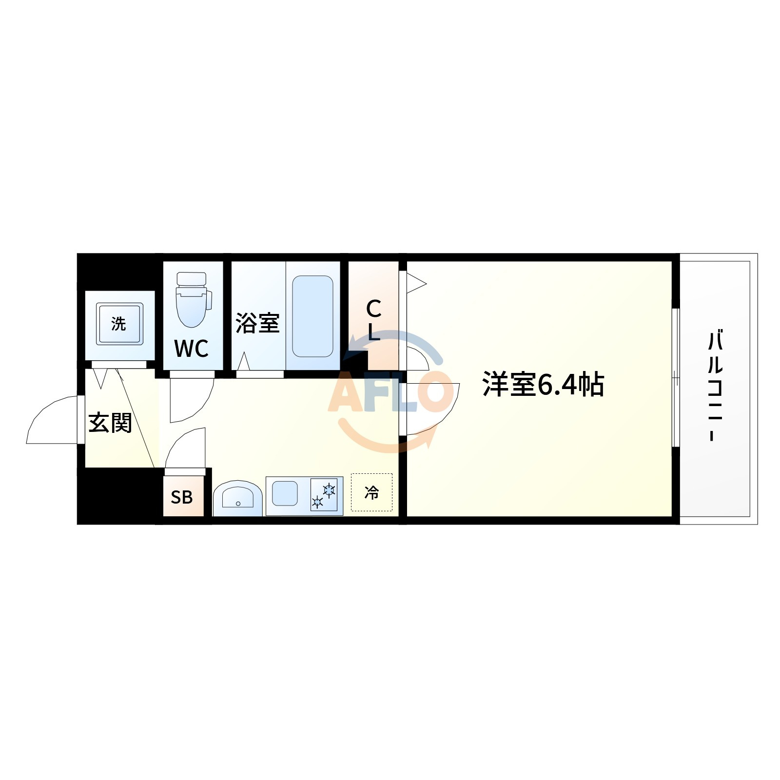 プレサンス新大阪クレスタの間取り|プレサンス新大阪クレスタ　間取り