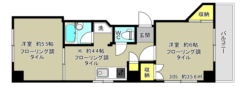 レグルス荻窪の間取り