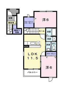 【間取り】 | ラフィナート・パレＢ | 間取図