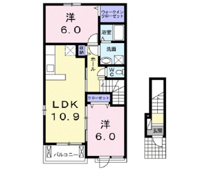 【間取り】 | サフィール　Ｃ | 間取図