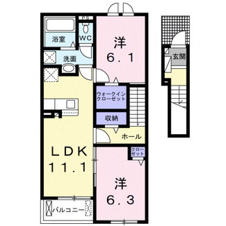 【間取り】 | ボヌールヴィラ | 間取図