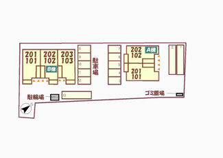 【駐車場】 | アルエットＢ | 駐車場