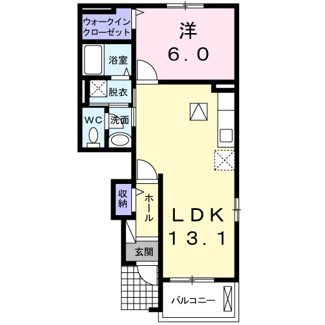 【間取り】 | アルエットＢ | 間取図