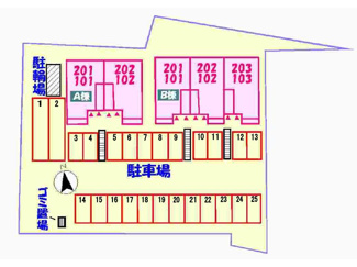 【駐車場】 | ティアラＢ | 駐車場